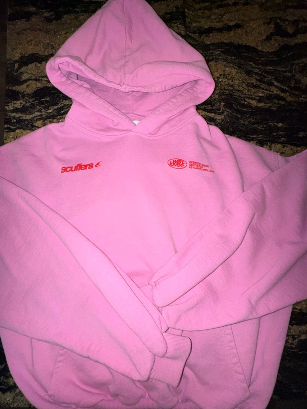 Scuffers Sign Light Pink Hoodie